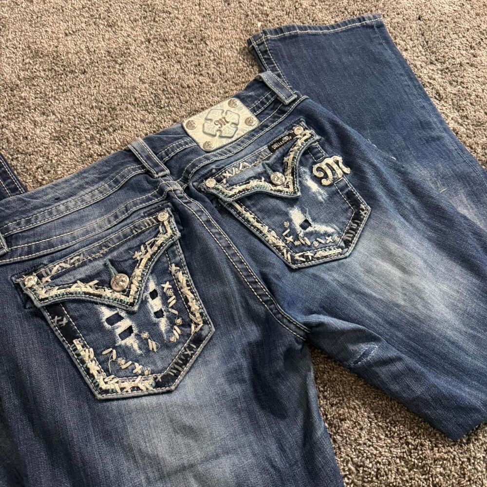 Miss-me Women's Blue and Navy Jeans